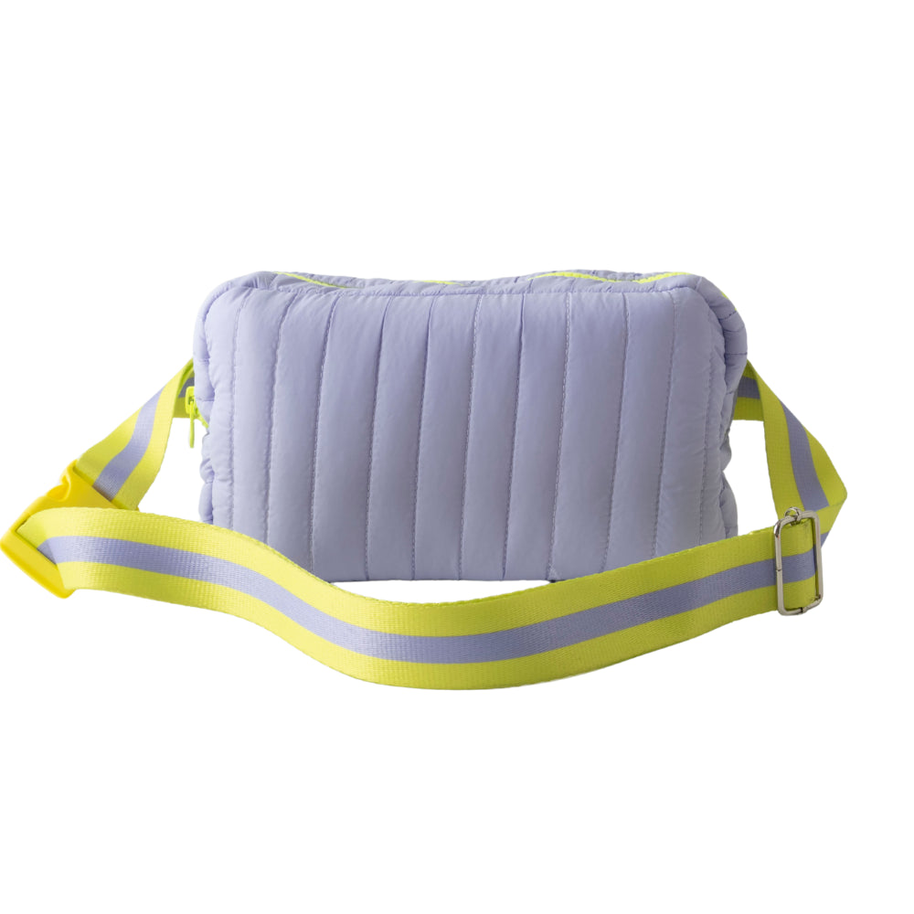 Vivid Collection Quilted Bum Bag - PURPLE